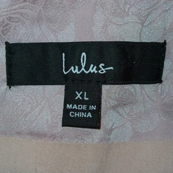 Lulus In a Bliss Pink Floral Satin Jacquard Cinched Mini Skirt - Picture 6 of 6